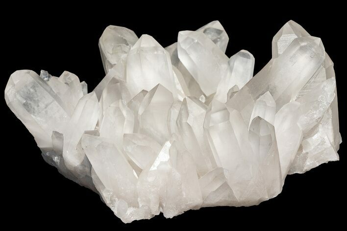 Massive, Wide Quartz Crystal Cluster - Large Crystals! #212494